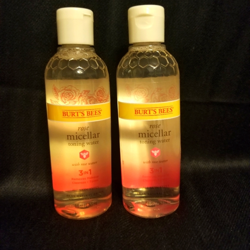 Set of 2 Burt's Bees Rose Micellar Water